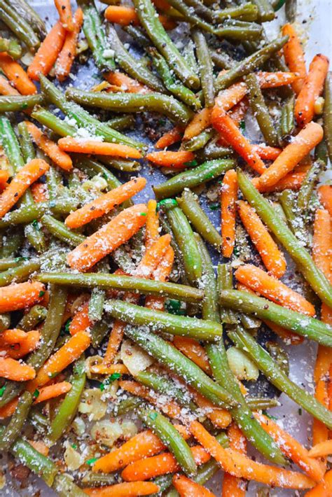 Roasted Green Beans And Carrots Bless This Meal