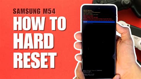 How To Hard Reset Samsung Galaxy M54 Removing Password Unlock YouTube