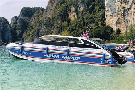 Superfast Transfer From Koh Phi Phi To Krabi By Arisa Speed Boat