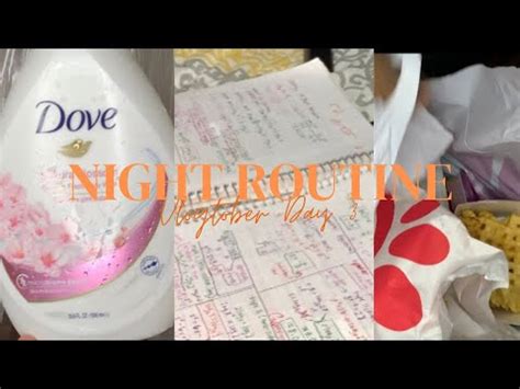 Night Routine Shower Chick Fil A Homework Vlogtober Day Youtube