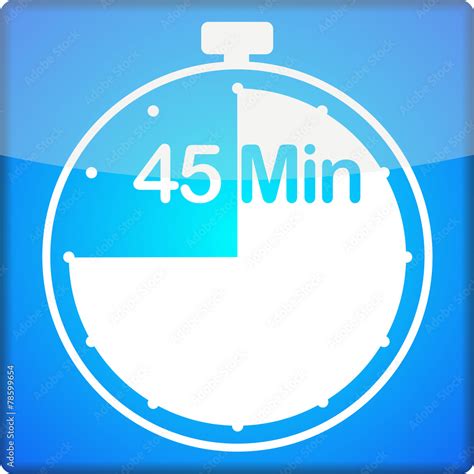 Uhr Mit Minuten Stock Illustration Adobe Stock