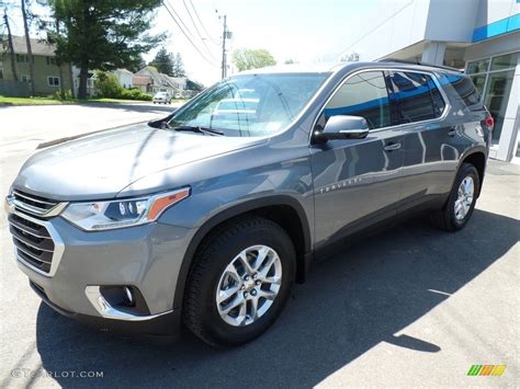 Satin Steel Metallic Chevrolet Traverse Lt Awd Photo