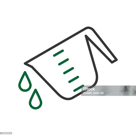 liter icon stock illustration  image  crockery design