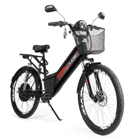 Marcas De Bike Eletrica - Bicicleta Elétrica Duos Bike Duos Confort Full 800w 48v 15ah s - Preto ...