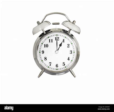 Traditional Alarm Clock Showing 100 Stock Photo Alamy