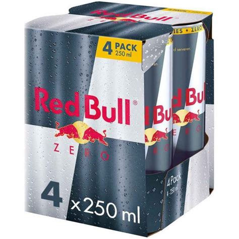 Red Bull Zero 4x250ml Snuffelstore