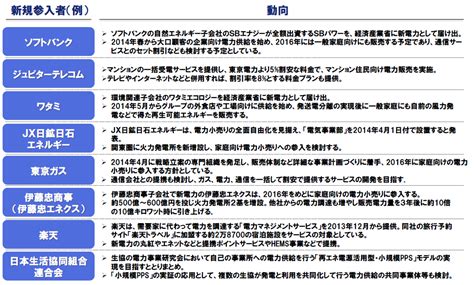 図表6 自社事業とシナジーを有する事業者等による新規参入例