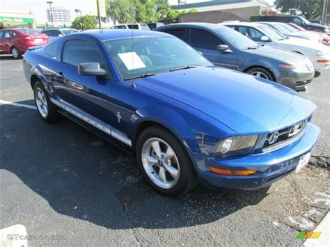 2007 Vista Blue Metallic Ford Mustang V6 Premium Coupe 81987582 Photo