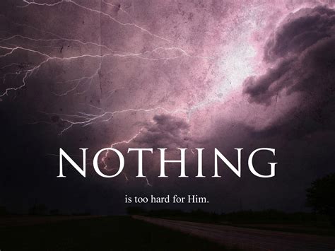 "Nothing Is Too Difficult For Him" - The Abundant Life Center