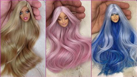 Barbie Doll Makeover Transformation ~ 40 Diy Miniature Ideas For Barbie ~ Before And After Youtube