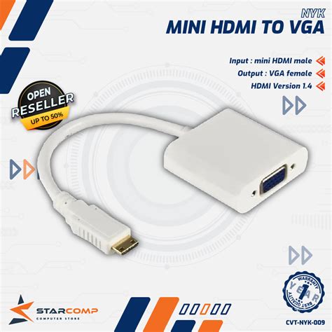 Jual Converter NYK Mini HDMI TO VGA Shopee Indonesia