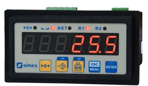 Led Display Weight Indicator Swi Series Simex Sp Z O O Panel