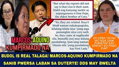 Marcos Aquino Sanib Pwersa Na Idineklara Na Ni Bbm Laban Sa Duterte