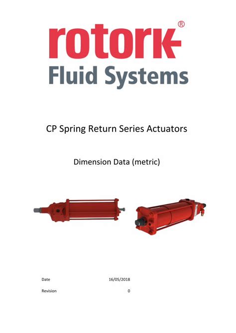 Pdf Cp Spring Return Series Actuators Cp Series Spring Return