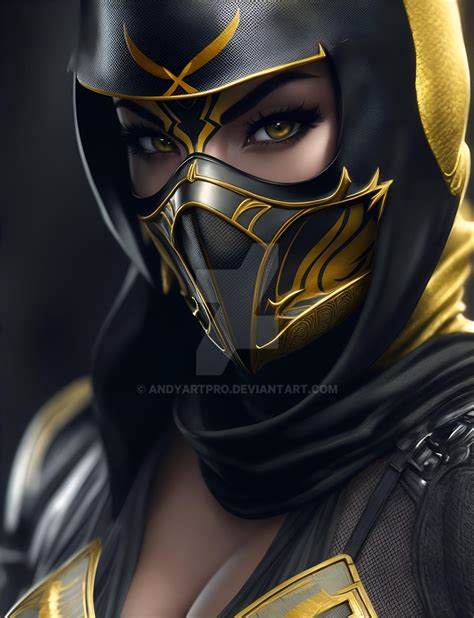 Mortal Kombat Scorpion Girl Fan Artmortal Kombat S By Andyartpro On Deviantart