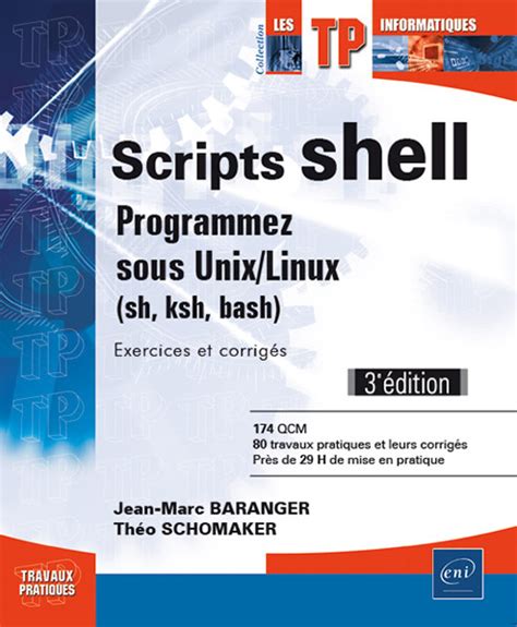 Livre Scripts Shell Programmez Sous Unix Linux Sh Ksh Bash