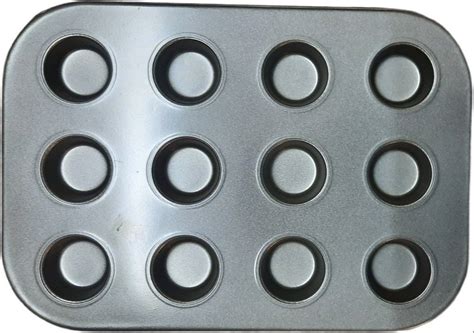 Mini Cupcake Tray Non Stick Carbon Steel 12 Cups Mini Muffin Tray at Rs ...