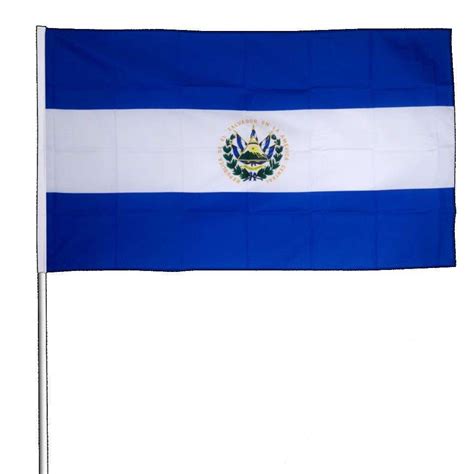 El Salvador Stockfahne 30cm X 45 Cm Amerika Karibik Stockfahnen