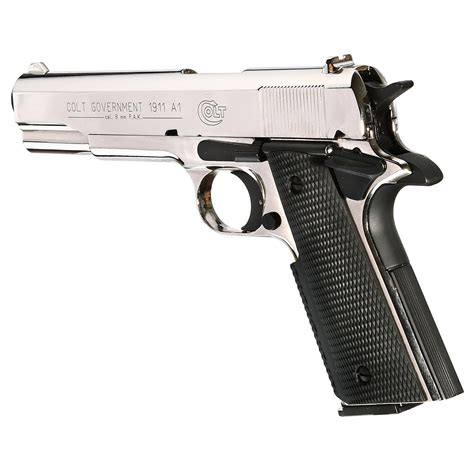 Colt Government A Schreckschuss Pistole Mm P A K Polished