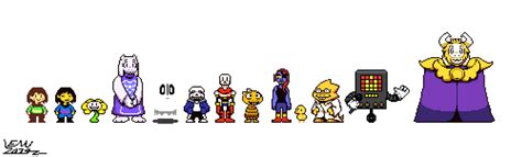 Undertale character sprites by Fushigibana151 on DeviantArt