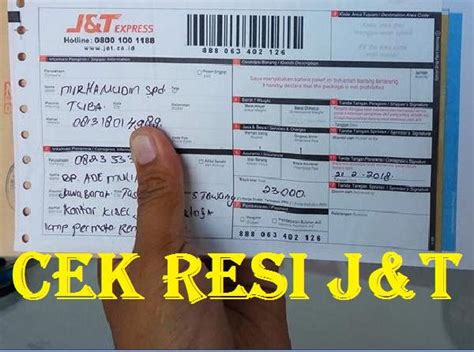 3 Cara Cek Resi J T Lewat Hp November 2024