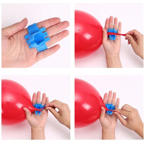 Easy To Use Knot Tying Tool For Latex Balloons Supplies Balloon Tie