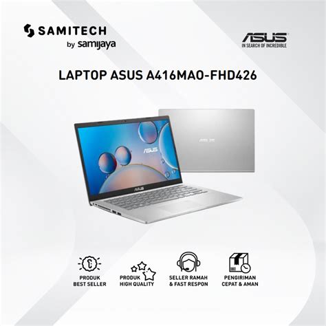 Jual LAPTOP ASUS VIVOBOOK A416MAO FHD426 Celeron N4020 4GB SSD 256G