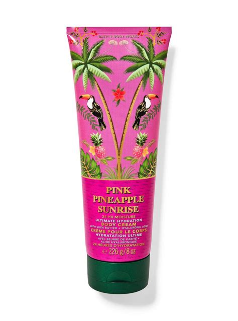 Pink Pineapple Sunrise Ultimate Hydration Body Cream Bath And Body Works