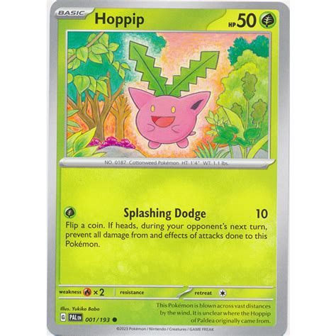 Hoppip 001 193 Regular Rev Holo Common SV02 Paldea Evolved SV02