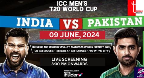 India vs Pakistan T20 World Cup 2024(Screening)