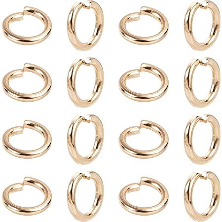 Amazon UNICRAFTALE About 200pcs Gold Open Jumps Rings 18 Gauge