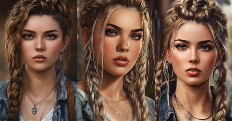 Lexica Portrait Realistic From Shania Beckett Braids Grunge Punk