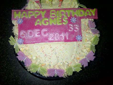 Die Koekblik: Agnes Birthday Cake 6 December 2011