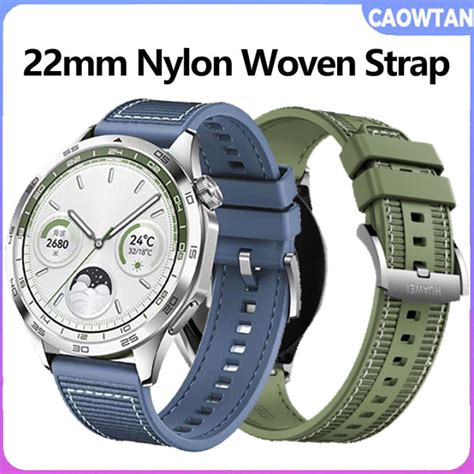 Nylon Woven Strap For Huawei Watch GT4 GT3Pro Series Sports Band 22mm