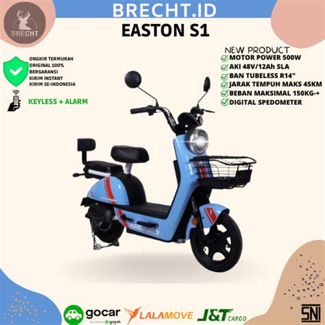 Jual Sepeda Listrik E Bike Genio Easton S1 By United 48V 500W READY