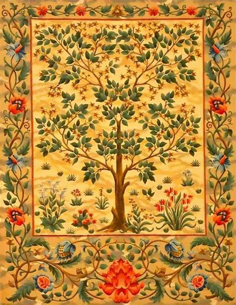 William Morris Tree Of Life Arts History Paintings Prints