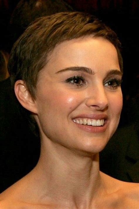 Natalie Portman Short Haircut Ultra Short Pixie Crop Pretty Designs