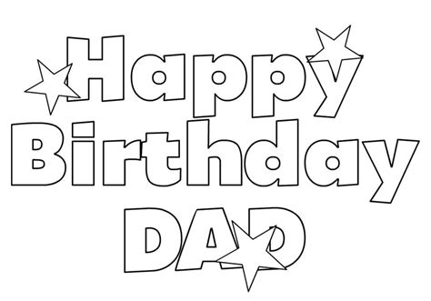 Happy Birthday Dad Printable Card