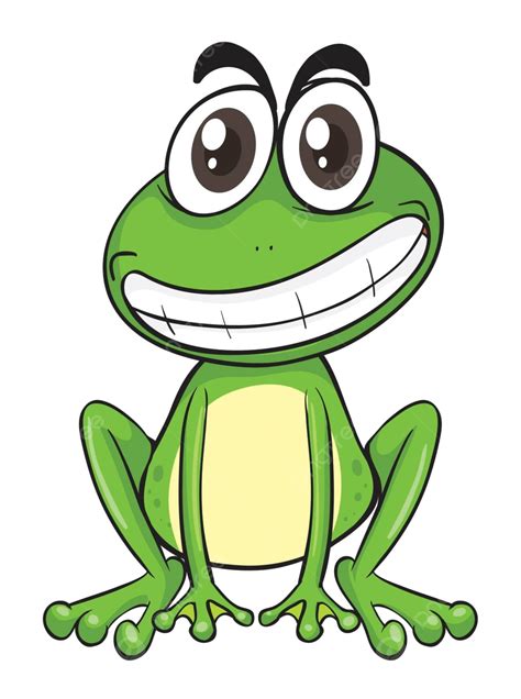 A Frog Frog Smiling Drawing Vector, Frog, Smiling, Drawing PNG and ...