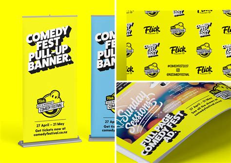 2017 New Zealand International Comedy Festival :: Behance