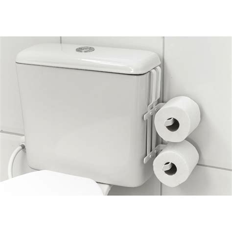 Suporte Porta Papel Higi Nico Duplo P Caixa Acoplada Branco Toilet