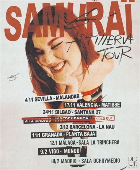 Samuraï inicia su Artillería Tour en la sala Malandar de Sevilla