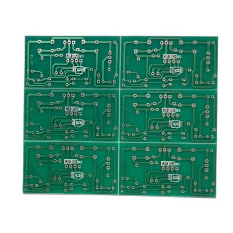 Green Manufacturer FR4 Single Sided Audio Printed Circuit For