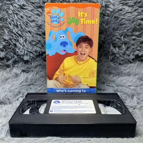 Blue S Clues It S Joe Time Vhs Video Tape Nickelodeon Nick Jr