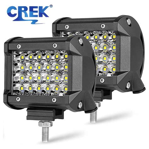 Inch W Quad Row Spot Beam Driving Auxiliary Led Work Lightbar