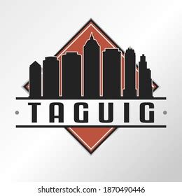 Taguig Metro Manila Philippines Skyline Logo Stock Vector (Royalty Free) 1870490446 | Shutterstock