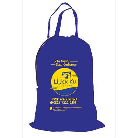 Jual Promo Tas Laundry Jumbo Custum Sablon Laundry Bag Tas Laundry