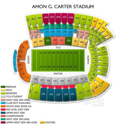 Amon G Carter Stadium Seating Chart - Stadium Seating Chart