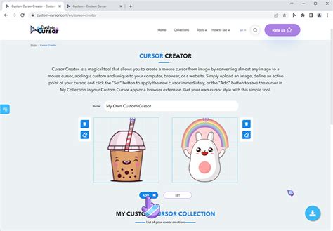 How To Use Custom Cursor Creator Tool Custom Cursor