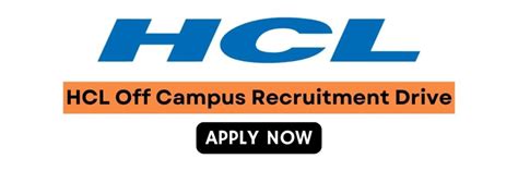 Hcl Off Campus Drive For 2024 2023 2022 And 2025 Batch